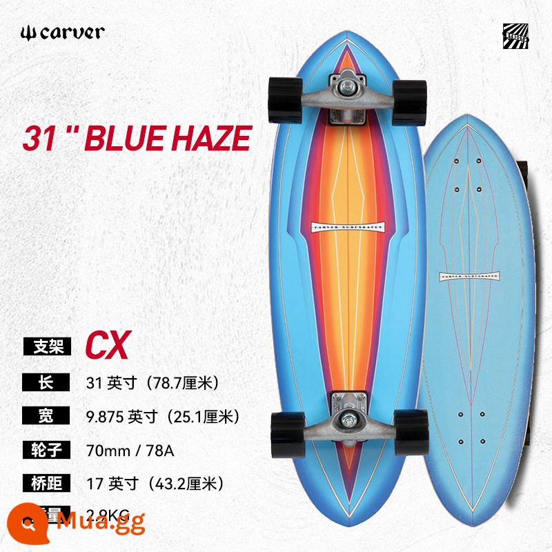 Người Mỹ nhập khẩu Land Surfboard Board Blue Mist Blue Haze Professional Lu Chongchu Scholar - Giá đỡ PU cầu CX 31 inch có thể được đặt dưới bát