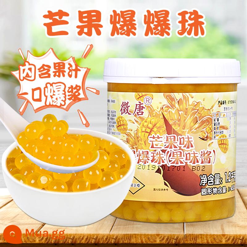 Zhengtang móng ngựa popping trân châu 500g trà sữa trân châu bùng nổ trà sữa trân châu thành phần nhỏ phụ kiện trứng nổ 1000g - [Thùng] Hạt xoài 1200g