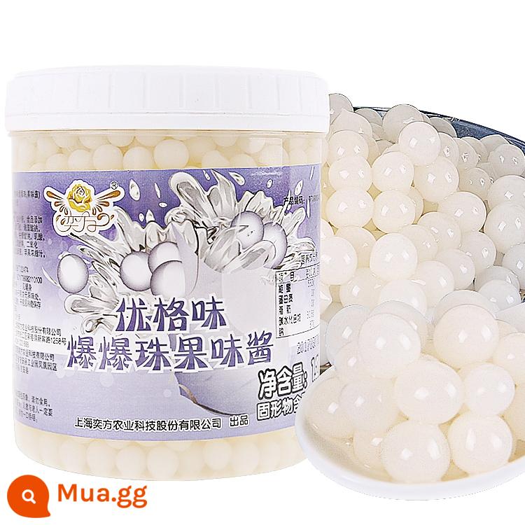 Zhengtang móng ngựa popping trân châu 500g trà sữa trân châu bùng nổ trà sữa trân châu thành phần nhỏ phụ kiện trứng nổ 1000g - [Thùng] Sữa Chua Hạt Nổ 1200g