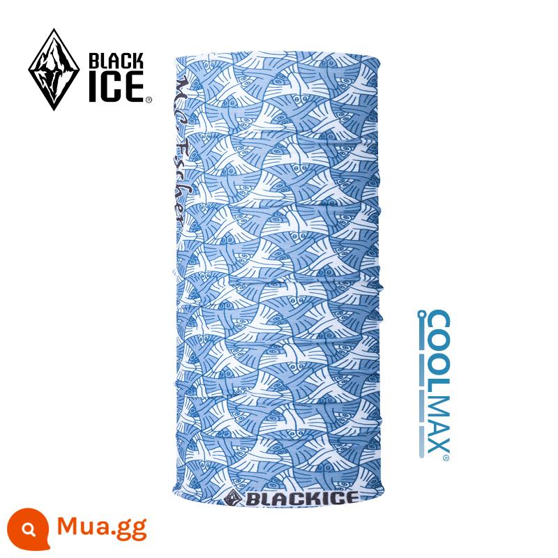 Băng Đen Coolmax Ma Thuật Luôn Thay Đổi Ngoài Trời Khăn Trùm Đầu Nam Nữ Tấm Che Nắng Kem Chống Nắng Yếm Đi Mặt Nạ Che Cổ Triều - [COOLMAX]Z2129-Cá Bay