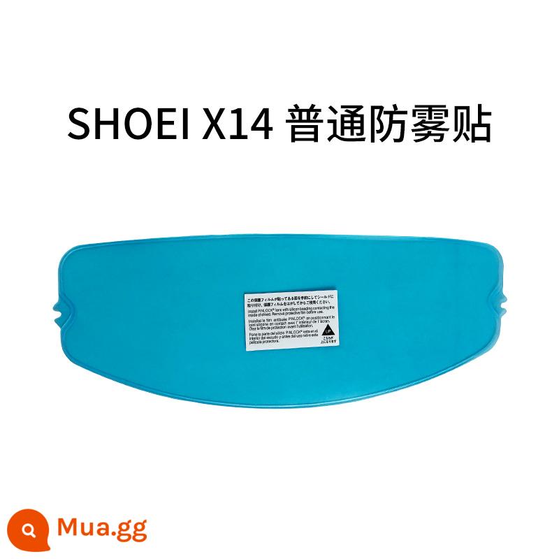 shoeiz8/x15 ống kính Z7/X14 mũ cứng gương mũ bảo hiểm đầy đủ màu đỏ bạc xanh đen cực quang ngày và đêm sử dụng kép phụ trợ quốc phòng nhà máy - Miếng dán chống sương mù gắn đặc biệt X14