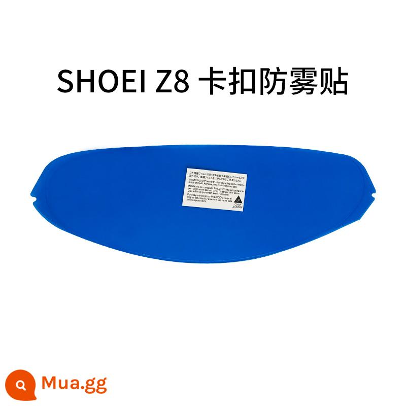 shoeiz8/x15 ống kính Z7/X14 mũ cứng gương mũ bảo hiểm đầy đủ màu đỏ bạc xanh đen cực quang ngày và đêm sử dụng kép phụ trợ quốc phòng nhà máy - Miếng dán chống sương mù snap-on đặc biệt của Z8