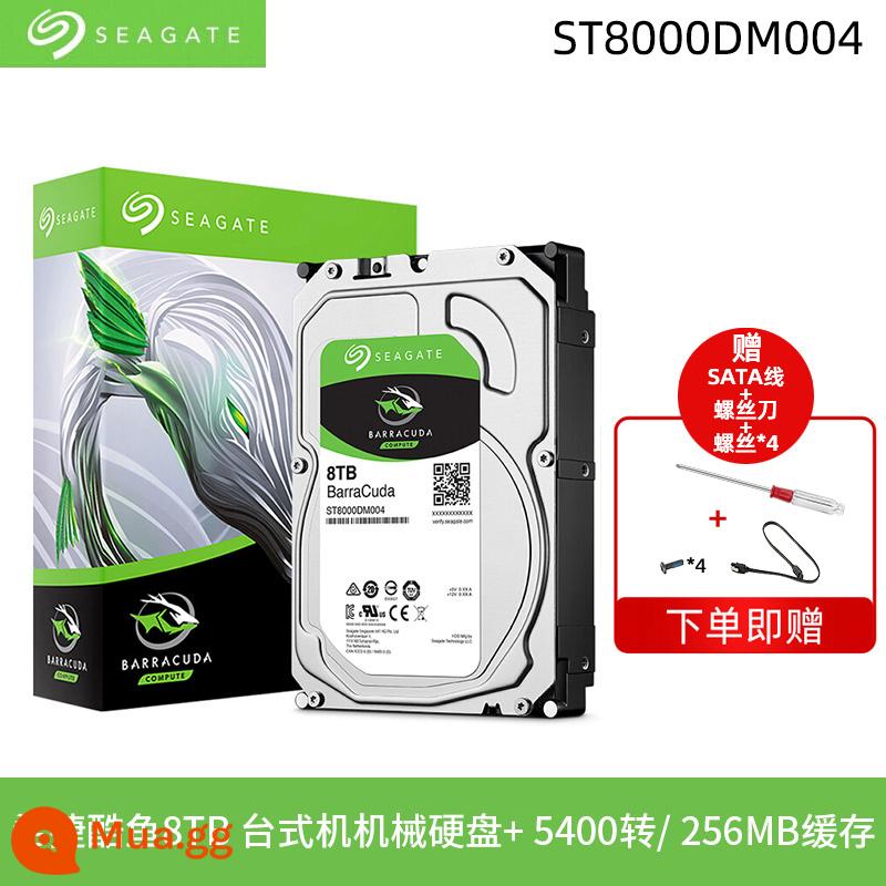 Ổ Cứng Cơ Seagate Barracuda 1T/2T Máy Tính Để Bàn Máy Tính SATA 4T/6T/8T Đĩa Game Lưu Trữ Dung Lượng Lớn - [Trang chủ văn phòng Baruyu] ST8000DM004 8TB 5400 vòng/phút