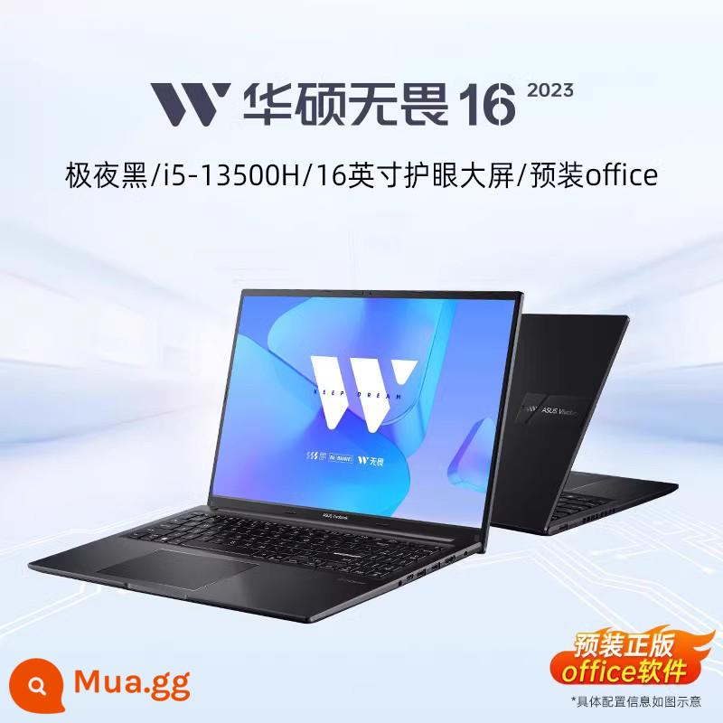 [SF Shipping] ASUS Fearless 16 Ryzen 5 5600H máy tính xách tay áp suất tiêu chuẩn model 2022 16 inch độ phân giải cao mỏng nhẹ dành cho sinh viên văn phòng kinh doanh sách game cửa hàng chính thức - [16 inch] Fearless 16 i5-13500H full màn hình bảo vệ mắt cài sẵn văn phòng màu đen