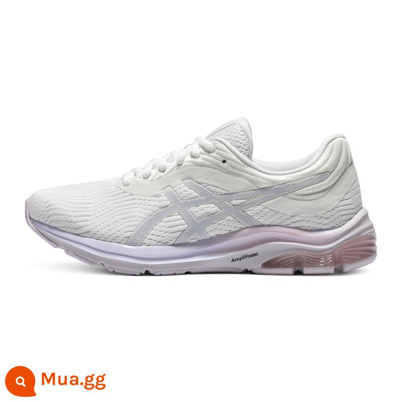 Giày chạy bộ nữ ASICS Arthur mùa thu đông GEL-PULSE 11 Giày thể thao lưới đệm thoáng khí - xám/tím