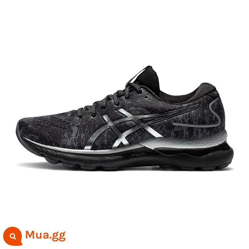 ASICS Arthurs giày thể thao nam nữ mùa thu đông GEL-NIMBUS 24 PLATINUM giày chạy bộ đệm phục hồi - Đen xám-020