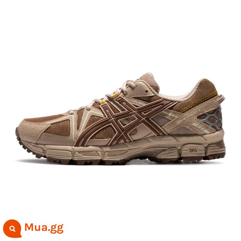 Giày chạy bộ việt dã nam GEL-KAHANA 8 mới của ASICS, giày thể thao thoáng khí ngoài trời thông thường hợp thời trang - nâu