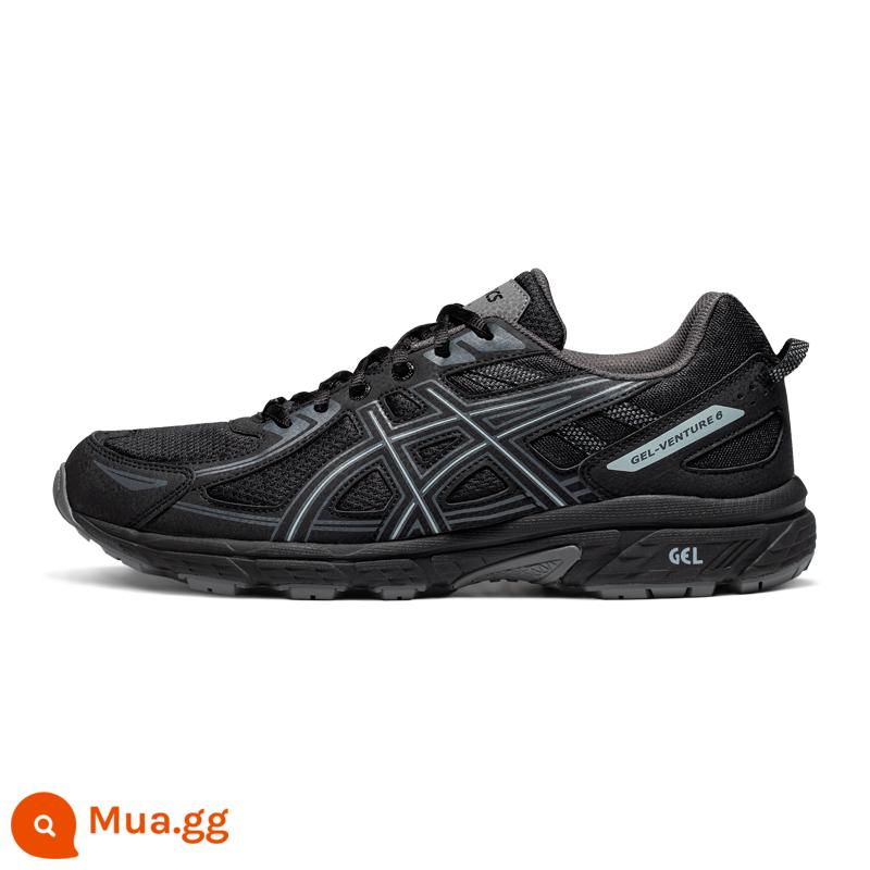 Giày chạy bộ xuyên quốc gia ASICS Arthur dành cho nữ GEL-VENTURE 6 Giày thể thao lưới thoáng khí mùa hè chống sốc - đen - nam