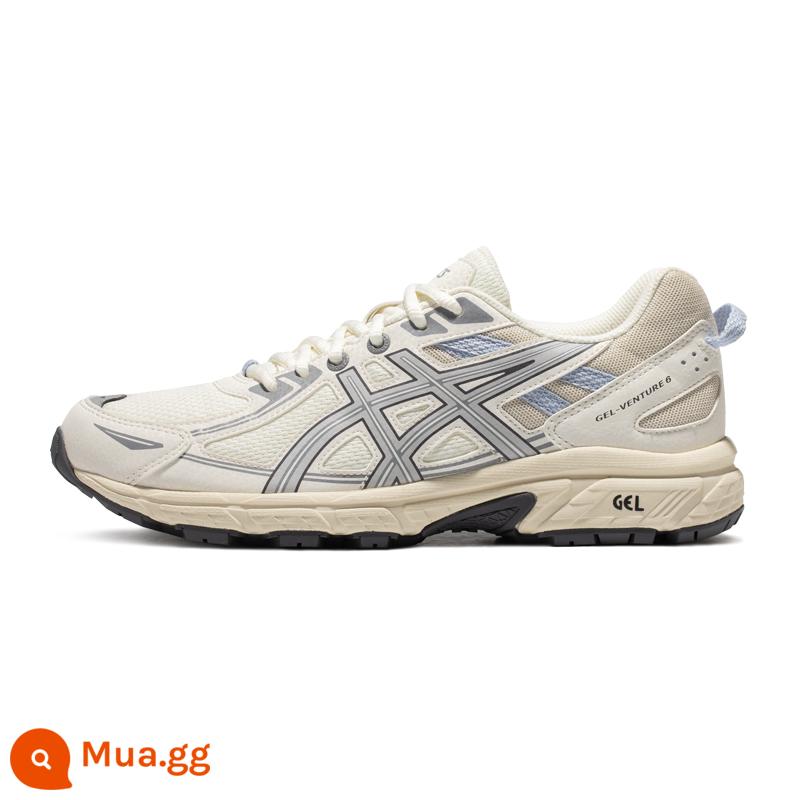 Giày chạy việt dã ASICS Arthur mùa hè mới GEL-VENTURE 6 dành cho nam - trắng/xám/—nữ