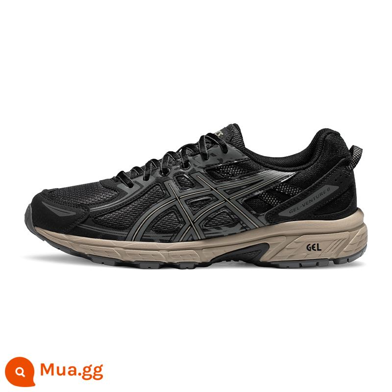 Giày chạy việt dã ASICS Arthur mùa hè mới GEL-VENTURE 6 dành cho nam - Đen và xám—nam