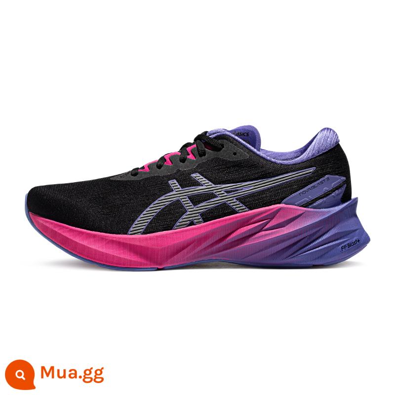 Giày chạy bộ ASICS NOVABLAST 3 giày chạy bộ phục hồi nhẹ nam chuyên nghiệp giày thể thao giảm sốc - Xám đen