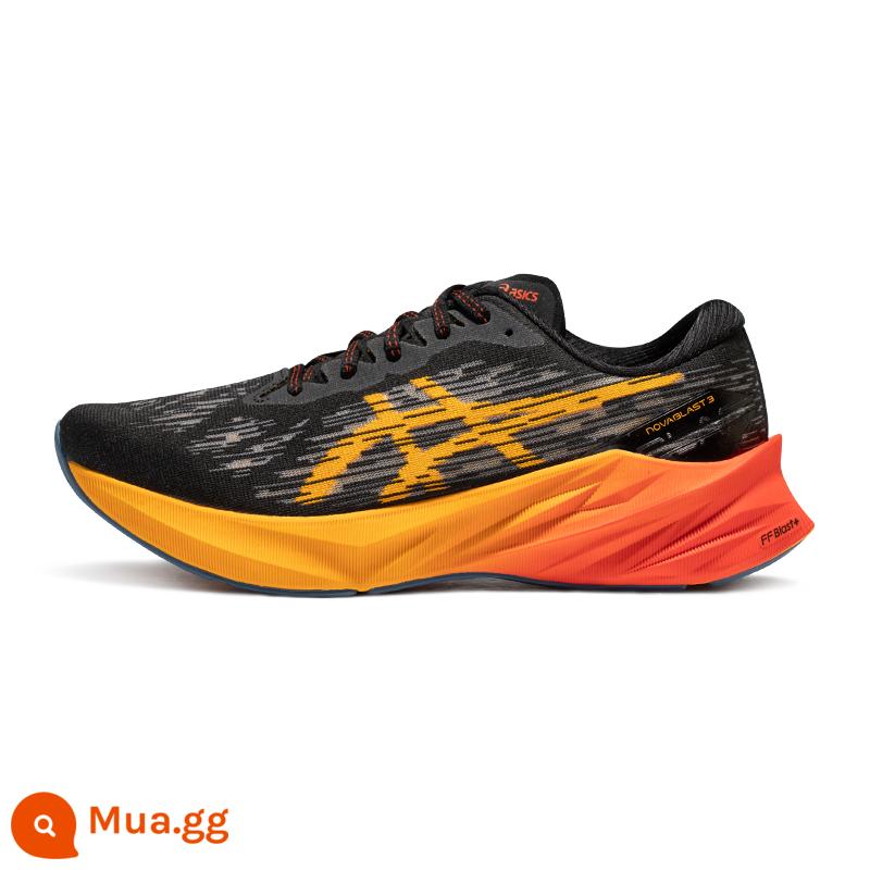 Giày chạy bộ ASICS NOVABLAST 3 giày chạy bộ phục hồi nhẹ nam chuyên nghiệp giày thể thao giảm sốc - đen xám/nâu