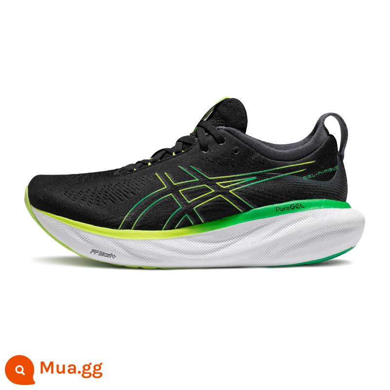 ASICS Arthur mùa hè mới GEL-NIMBUS 25 đàn hồi thoáng khí đệm nhẹ giày chạy bộ giày thể thao - xanh đen