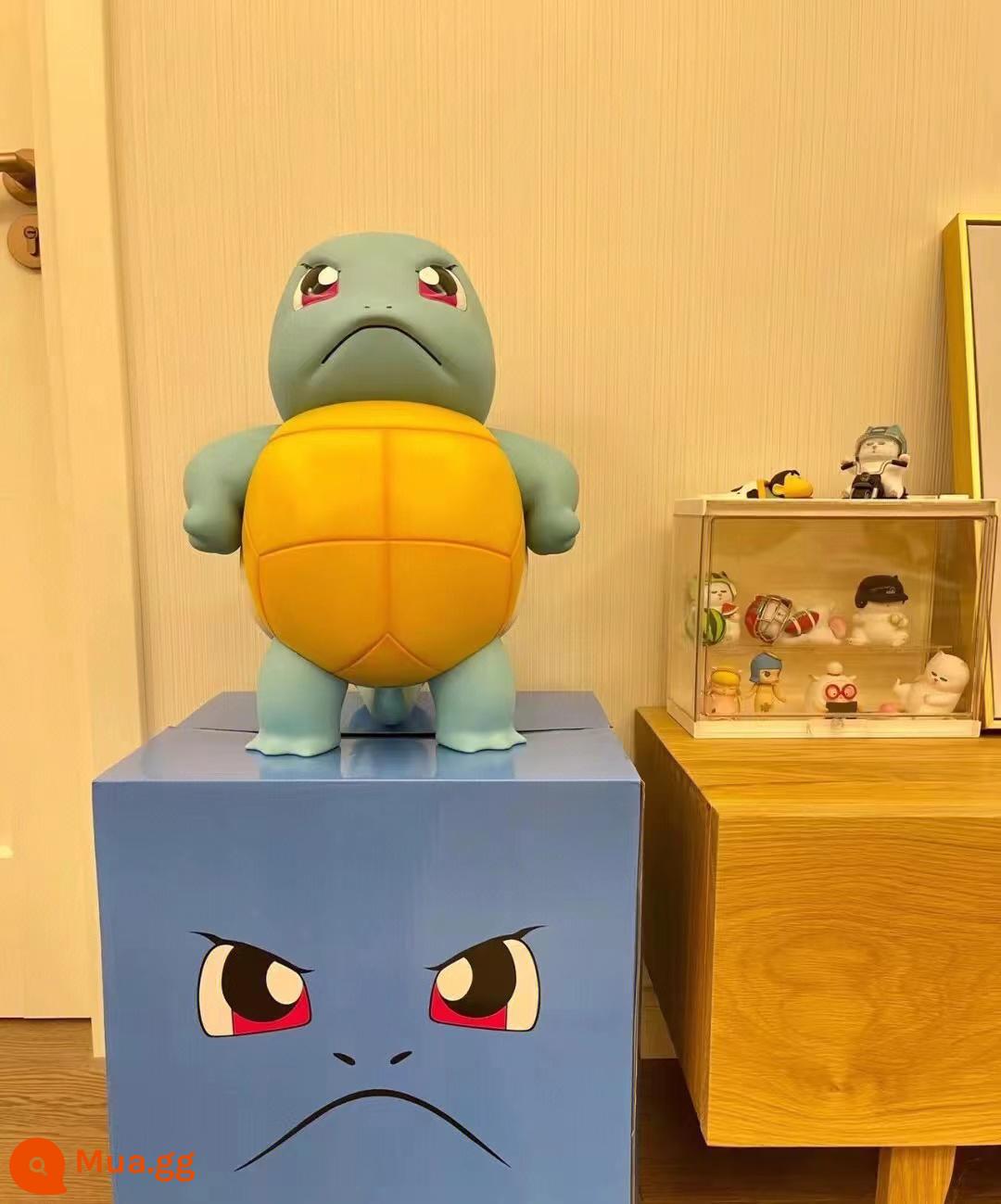 Tsundere Jenny Rùa Mẫu Pokémon Kara Miao Ếch Charmander Vịt 1:1 Lớn Vật Trang Trí Hợp Thời Trang Chơi Quà Tặng - Tsundere Squirtle 42cm [Bóng Poké Miễn Phí]