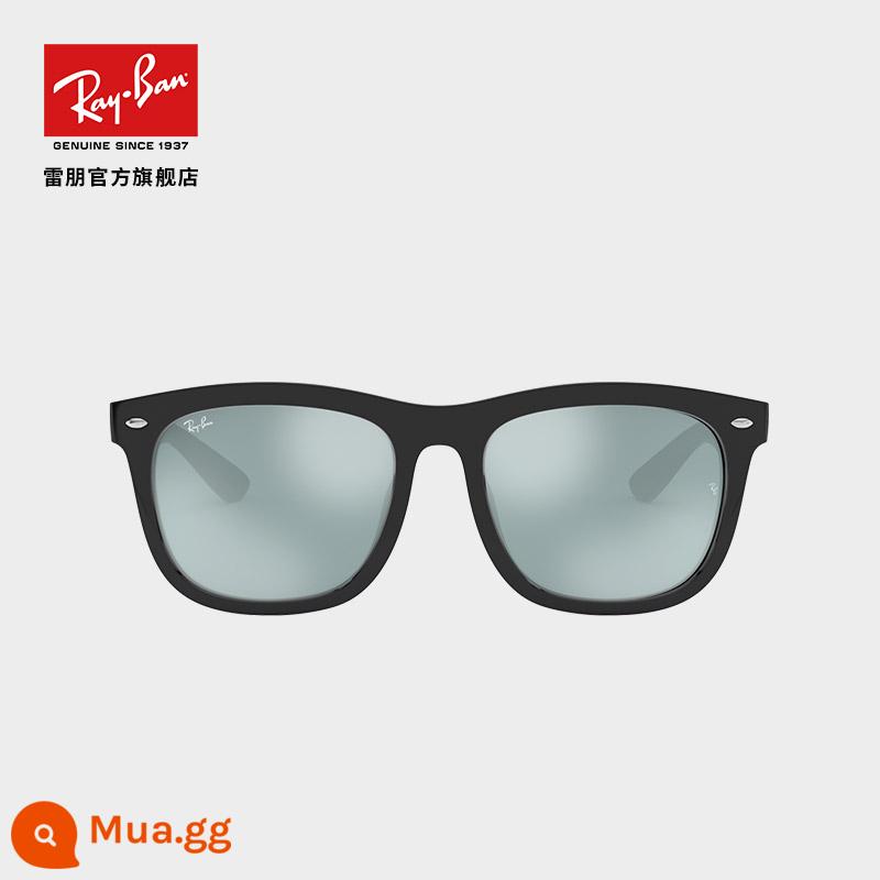 Kính râm RayBan Ray-Ban vuông màu film phản quang màu cực ngầu kính mát nam nữ 0RB4260D - Ống kính phản chiếu màu xám gọng đen 601/30 cỡ 57