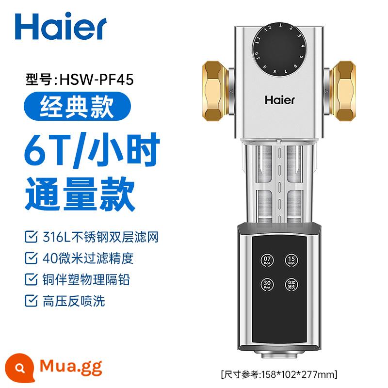 Máy lọc nước gia đình tiền lọc Haier tự động rửa ngược nước máy tất cả máy lọc nước bằng đồng lọc nước - đen