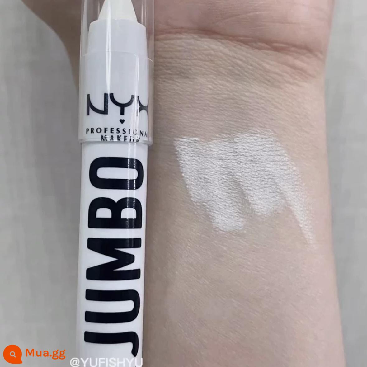 Bút kẻ mắt cao cấp NYX mỡ bóng mắt bút dính mũi đầu mắt sáng nằm tằm eyeliner 608 sáng bạc 604 mờ trắng - 604 Sữa Trắng Matt