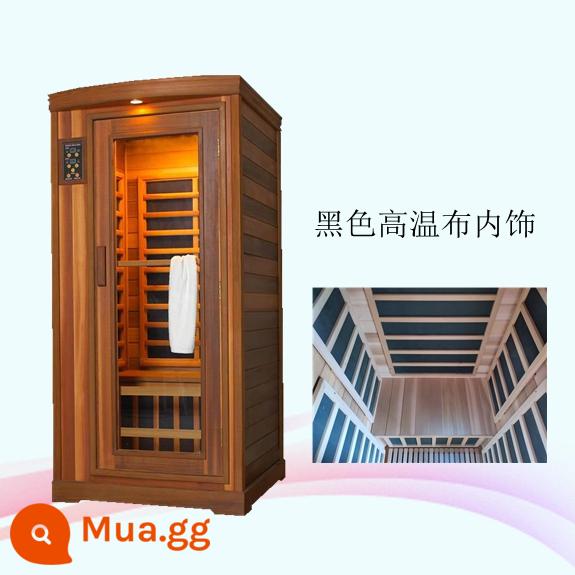 FAR -Infrared Nano -sweat Phòng hấp Carbon Spar Graphene Health House Nhà Photoretopoly Nhà sinh học Nhà tắm hơi Nhà - Gỗ tuyết tùng đỏ Athens 1