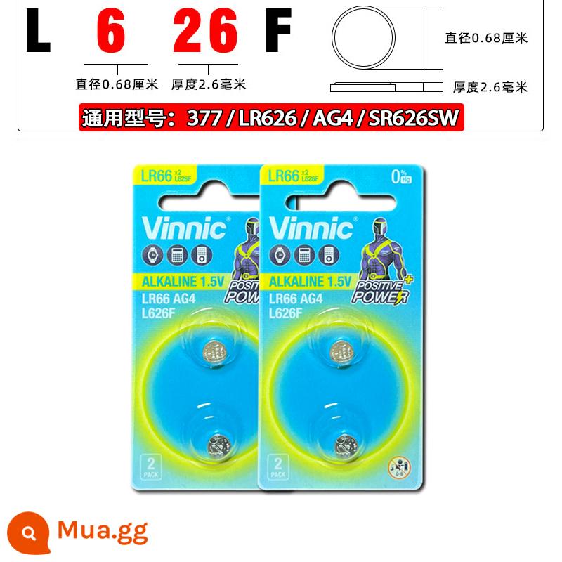 Pin đồng hồ chất lượng nhập khẩu sr626sw/377A/sr621sw/364 đồng hồ thạch anh điện tử hạt nhỏ phổ quát - Thương hiệu 626 Hồng Kông [4 chiếc tuốc nơ vít miễn phí] nguyên bản và chính hãng