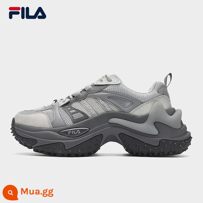 FILA Fila Xương Cá 3rd Thế Hệ Bố Giày Nữ Mùa Xuân 2024 Mới Giày Đế Dày Tăng Chiều Cao Giày thể Thao - Màu xám sương mù/Xám Nam Cực-HA