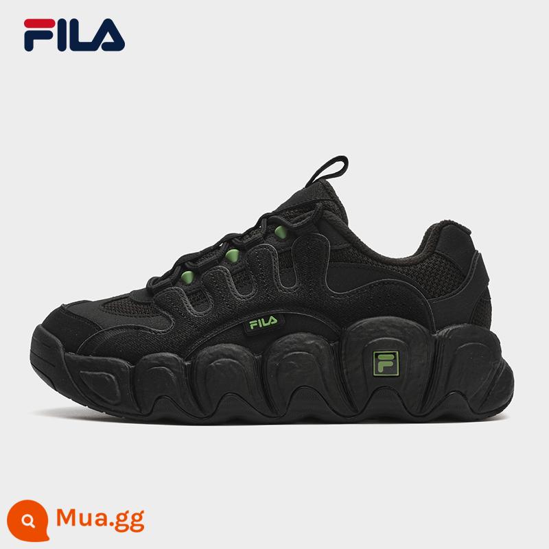 FILA Fila Chính Thức Nam Retro Giày Mùa Đông 2023 Phong Cách Mới Nhung Bánh Sừng Bò Giày Giày Bố Giày - IB đen