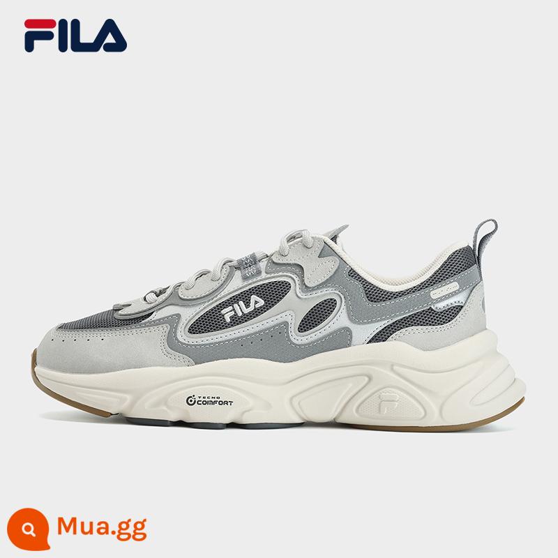 FILA Fila chính thức MARS 1S + Giày thể thao nam retro giày thể thao mùa thu 2023 giày Mars mới giày chạy bộ - Khói tro/Dove Gray-QD