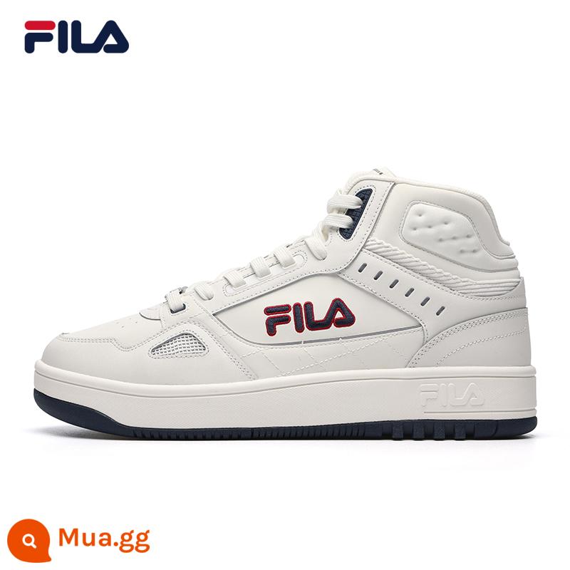 FILA Fila Chính Thức Nam Giày Bóng Rổ Mùa Đông Cao Cấp Ấm Thể Thao Giày Giày Rổ Giày - Bạch Tuyết-SW