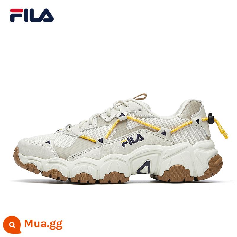 FILA Fila mèo vuốt 1 thế hệ nữ giày bố giày thời trang retro nhẹ giày thể thao đôi giày thường giày nam - [Nữ] Rùa Bồ Câu Vàng/Jane Brown-TS