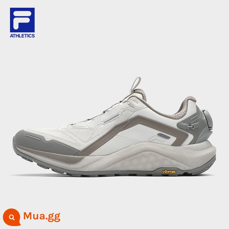 FILA FilaBOA Sói Nam Chạy Bộ Mùa Xuân 2024 Mới Ngoài Trời Núm Tập Thể Dục Thể Thao Cho Nam - Màu nâu bạch dương/Xám núi-BE