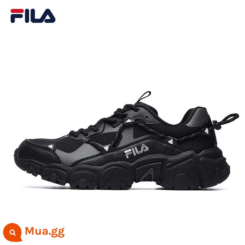 FILA Fila mèo vuốt 1 thế hệ nữ giày bố giày thời trang retro nhẹ giày thể thao đôi giày thường giày nam - [Nam] Đen-BK