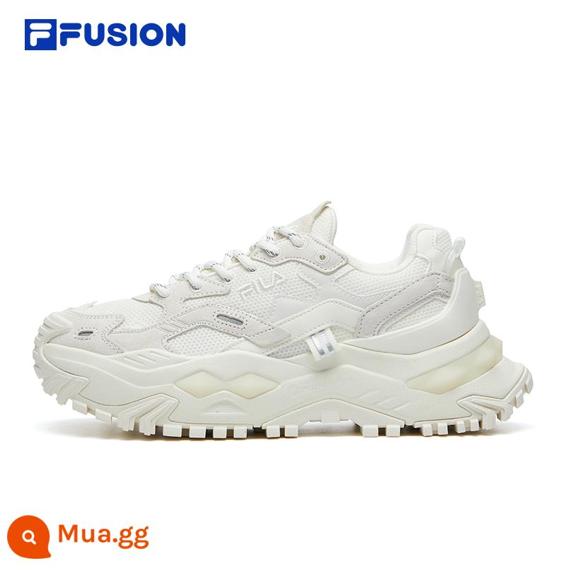 FILA FUSION Fila hợp thời trang thương hiệu giày kẹo cứng giày nữ giày thể thao tăng đế dày giày bố giày chạy bộ - Marshmallow/Silver-MM