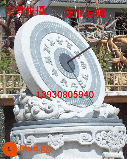 Nikkei Stone Carvings Ngày tùy chỉnh đồng hồ đồng hồ đồ cổ - Phong cách 02