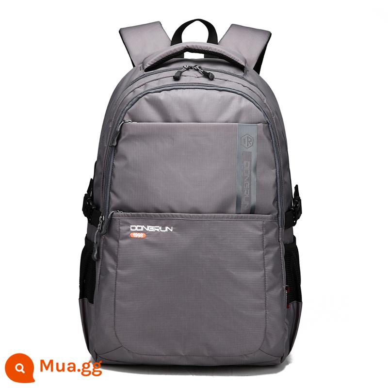 Ba Lô Nữ 2024 Mới Ba Lô Du Lịch Dung Tích Lớn Du Lịch Nam Nhẹ Schoolbag Bé Trai Học Sinh Trung Học Cơ Sở - xám