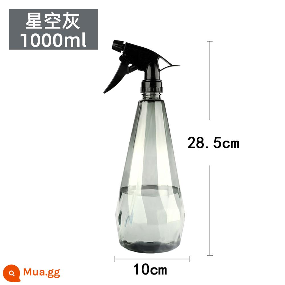 Bình tưới nước tưới hoa hộ gia đình áp suất không khí khử trùng nhỏ đặc biệt bình xịt phun tưới nước hiện vật vệ sinh bình xịt - Bình tưới nước phiên bản dài tinh tế màu xám 1000ml