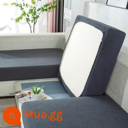 Kẻ sọc co giãn ghế sofa bao gồm tất cả kết hợp ghế sofa đệm tựa lưng bọc ghế sofa đa năng bọc ghế sofa - Kẻ sọc chải màu xám đen