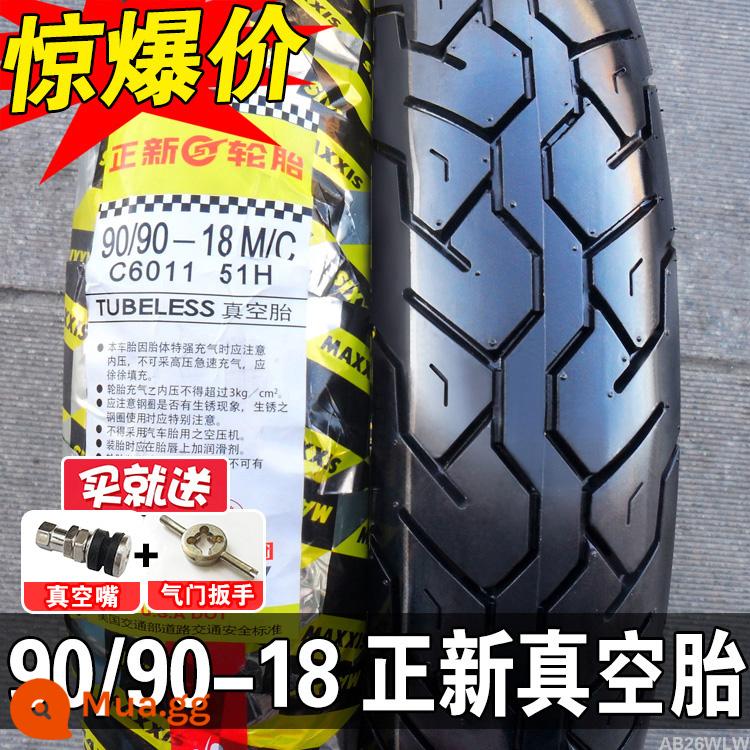 Zhengxin Tyre 90/90-18 lốp không săm 100/80-18 lốp địa hình lốp trước lốp sau lốp xe máy Hạ Môn - Lốp không săm 90/90-18 Zhengxin (siêu chịu mài mòn, bảo hành một năm)