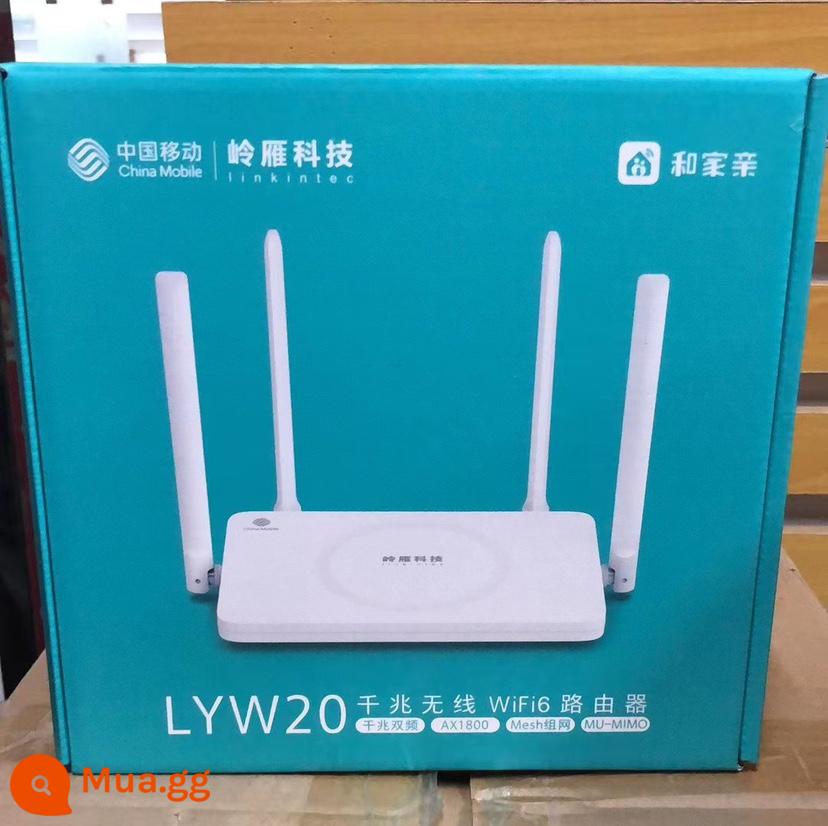 China Mobile rax3000z cổng Gigabit tần số kép bộ định tuyến WiFi6 không dây 3000M rax3000q - Bộ định tuyến di động Lingyan y20 AX1800WIFI6 [từ 4 chiếc]