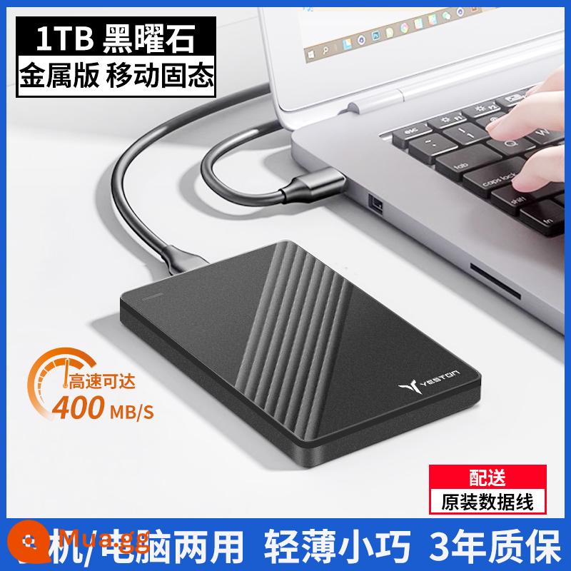 Ổ cứng di động WD Western Digital 1t mã hóa tốc độ cao chính hãng Western Huawei gắn ngoài máy game PS4 - [Phiên bản trạng thái rắn 1TB] Obsidian