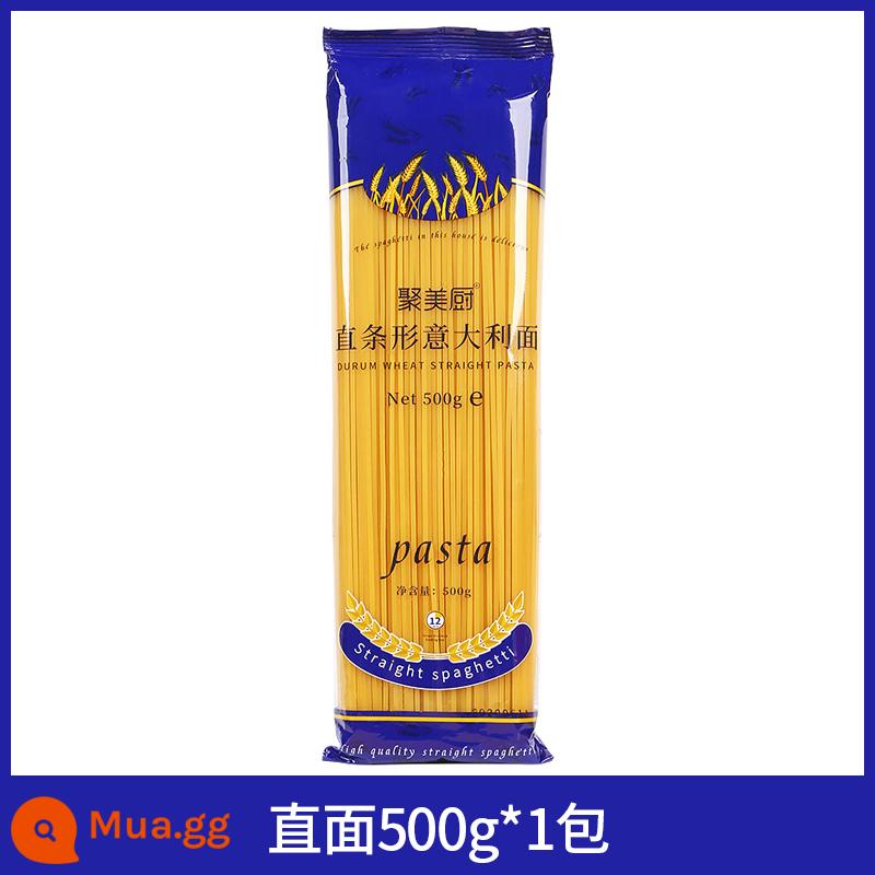 Bộ mì Ý ít béo mì ống kết hợp mì ống gia dụng mì ăn liền mì ống 500g - Đắp mặt 500g*1 gói