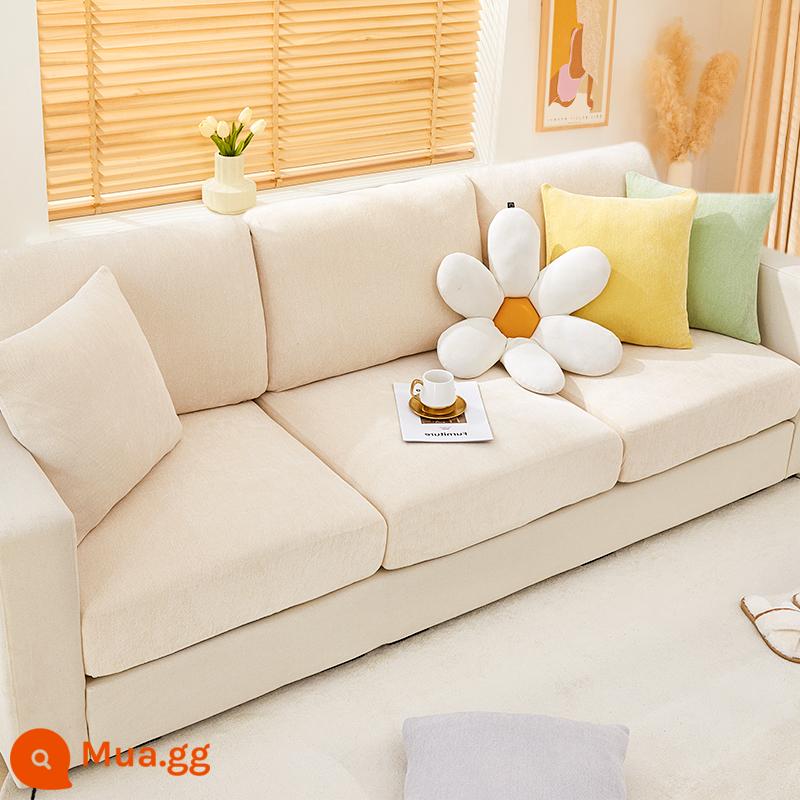 Người nổi tiếng trên Internet in gió và tuyết Bộ bọc ghế sofa Neil bốn mùa phổ quát bao trọn gói bọc ghế sofa phổ quát chống trượt chống trầy xước mèo - Sofa Yumeng-Beige