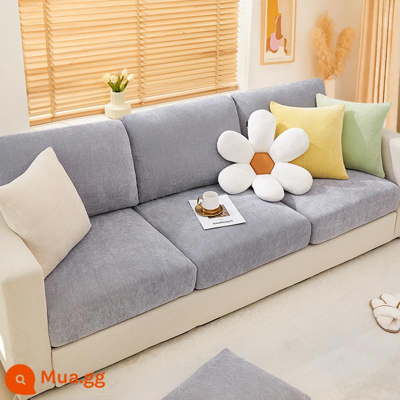 Người nổi tiếng trên Internet in gió và tuyết Bộ bọc ghế sofa Neil bốn mùa phổ quát bao trọn gói bọc ghế sofa phổ quát chống trượt chống trầy xước mèo - Sofa Yumeng-Màu xám trung tính