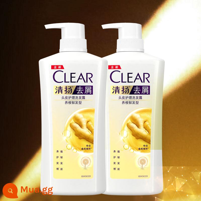 CLEAR Dầu Gội Trị Gàu Dew Vitality/Kiểm Soát Dầu/Hoa Anh Đào Nam Nữ Tùy Chọn Hàng Chính Hãng - [Loại gừng dưỡng gốc trị gàu] 720g*2