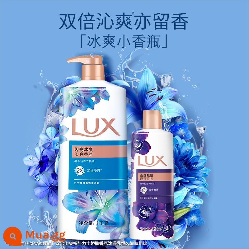 Sữa Tắm Lux Hương Thơm Lâu Dài Chính Hãng Săn Chắc Nam Nữ Bán Chạy Nhất Hàng Đơn Nhiều Quy Cách - [Đá sáng + Da sen quyến rũ] 1kg + 350g