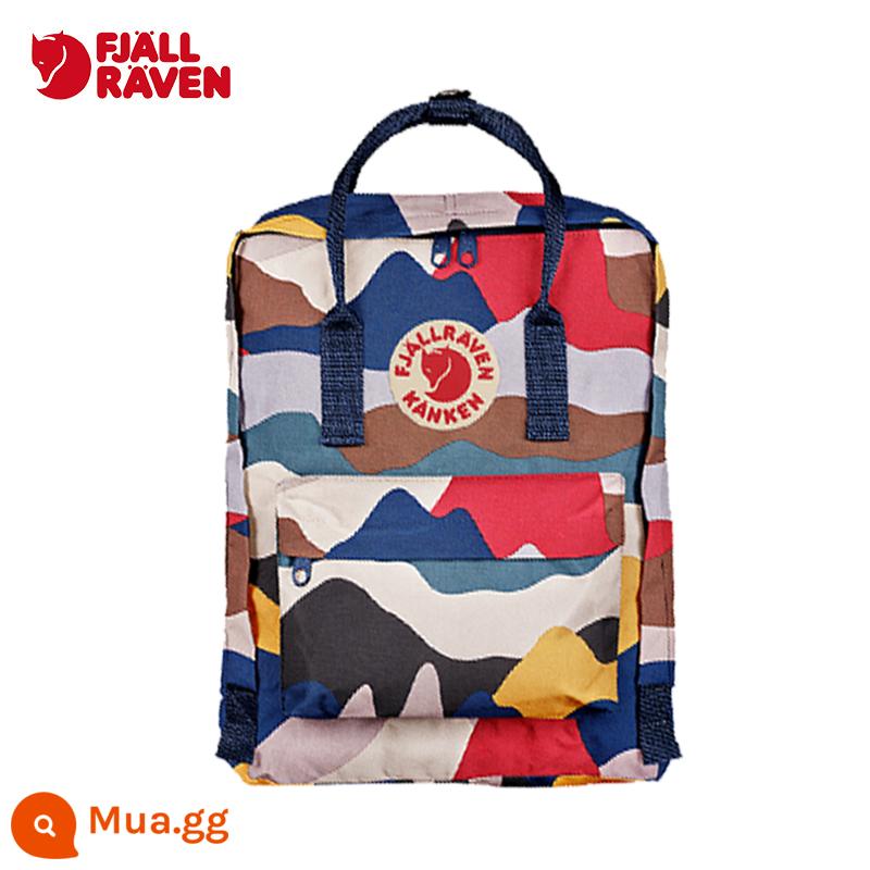 Thụy Điển đích thực Fjallraven cáo bắc cực ba lô Kanken nam nữ nhẹ ba lô du lịch túi thể thao - Sắc Hoa Cảnh Hè 970