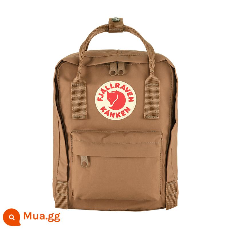 Thụy Điển đích thực Fjallraven cáo bắc cực ba lô Kanken nam nữ nhẹ ba lô du lịch túi thể thao - Màu kaki đậm 228