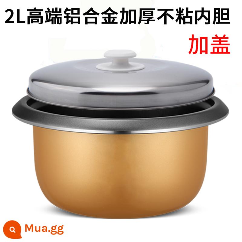 Nồi cơm điện bán cầu kiểu cũ lòng nồi 1.5L2L3L4L5L6L nồi cơm điện chống dính lòng nồi dày phụ kiện đa năng - Lòng dày chống dính bằng hợp kim nhôm 2L + nắp