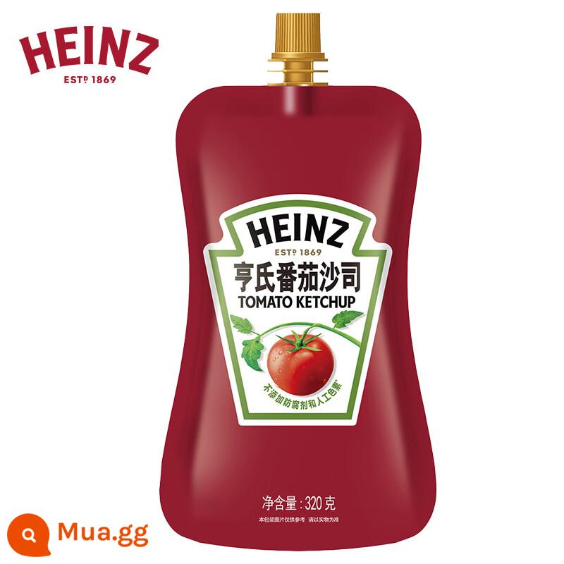 Tương Ớt Heinz Cà Chua Thái Tương Ớt Ngọt 320gX2 Túi Sốt Pasta Hành Lấy Bánh Khoai Tây Chiên Gà Cuộn Bánh Tết - [2 gói] Tương cà Heinz 320g