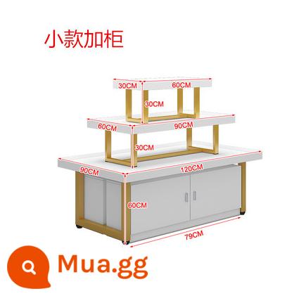 Siêu Thị Đảo Tủ Kệ Kệ Trang Điểm Mẹ Và Bé Tủ Trưng Bày Trang Sức Bàn Bảo Quản Sách Giá Trưng Bày Đồ Chơi Lưu Lượng Bàn - Kệ vàng nhỏ tủ trắng