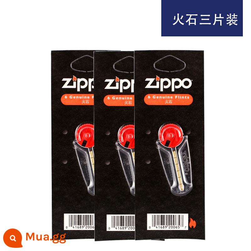 Nguyên bản chính hãng zippo fire lõi amiang zppo flint grain 6 phụ kiện bật lửa dầu hỏa zppo chính hãng đặc biệt - Đá*3