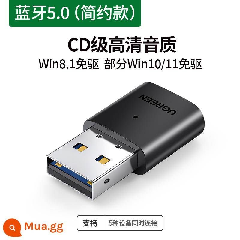 Bộ điều hợp Bluetooth Green Union nhận khởi chạy mô-đun usb máy tính để bàn 5.3 bàn phím tai nghe không dây không có trình điều khiển - [Bluetooth 5.0-Mẫu đơn giản] Chất lượng âm thanh độ phân giải cao cấp CD Win8.1 không có trình điều khiển